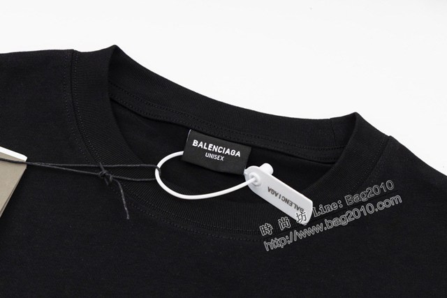 Balenciaga專櫃巴黎世家2023SS新款印花T恤 男女同款 tzy2646